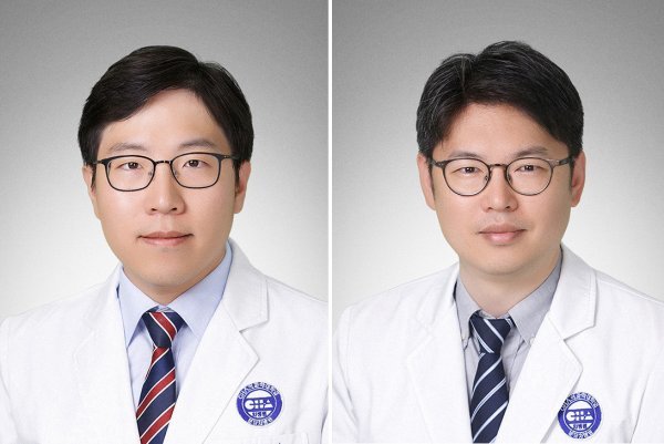 분당차병원 혈액종양내과 김찬(왼쪽), 전홍재 교수