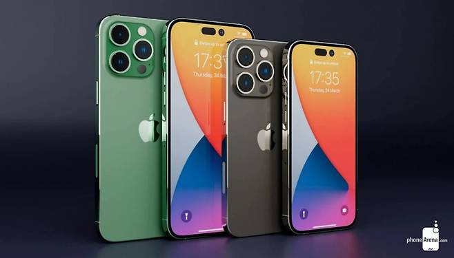아이폰14 프로 시리즈 예상 이미지. /사진=폰아레나