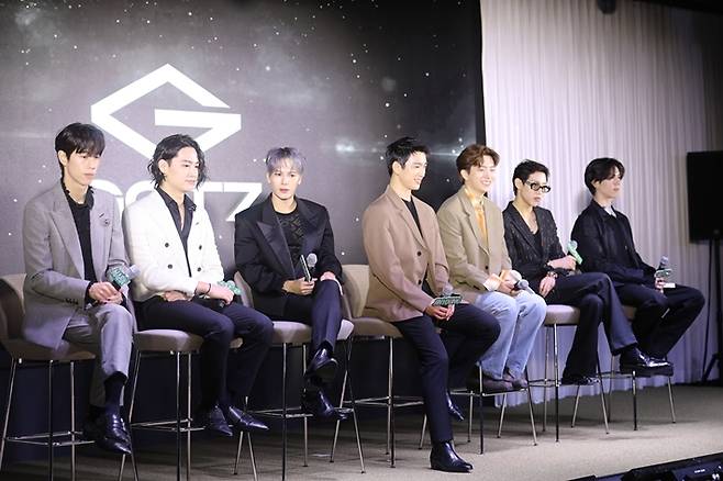 23일 오후, 서울 강남구 보코 호텔에서 갓세븐의 새 미니앨범 '갓세븐' 발매 기자간담회가 열렸다. 워너뮤직코리아 제공