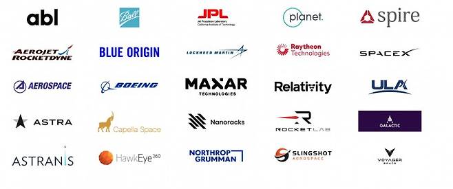 스페이스 워크포스 2030 참여기업 명단