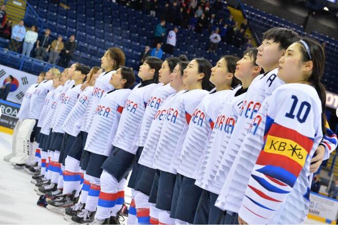여자 아이스하키 대표팀. (대한아이스하키협회 제공) © 뉴스1