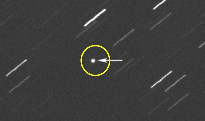 소행성 ‘7335’(이하 1989 JA)의 모습