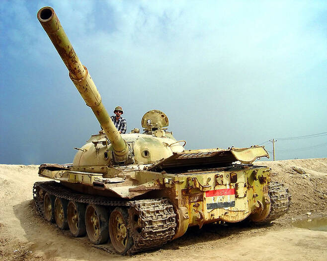 이라크가 운용했던 T-62 전차