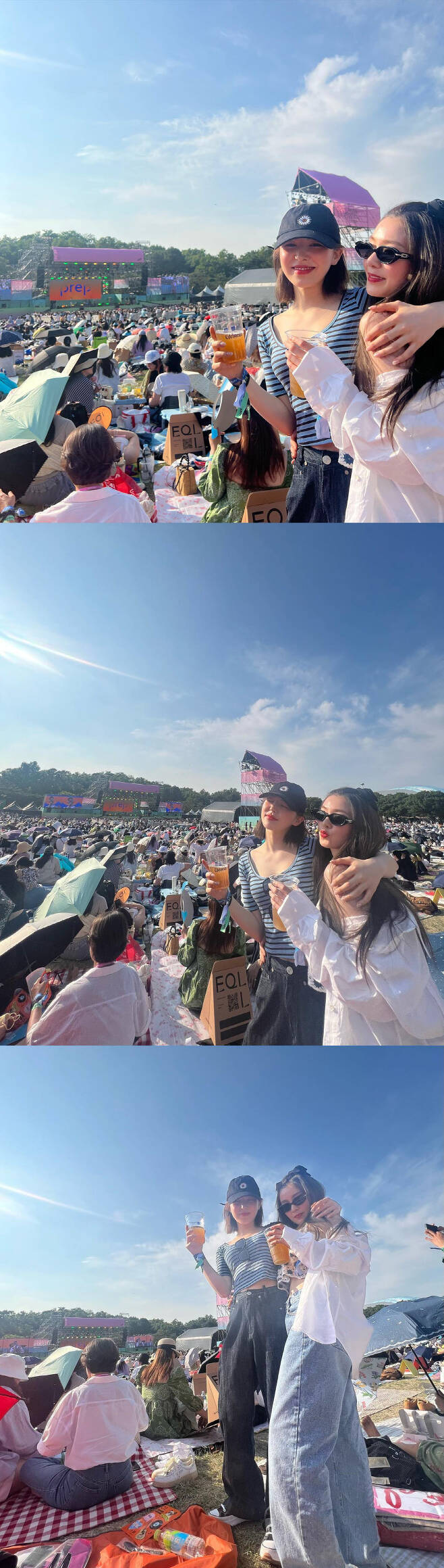 Girls group RED Velvet member Wendy enjoyed the Seoul Jazz Festival with Irene.Wendy released some photos on her 29th day, posting Lovers and Mommy on her instagram.In the photo, Wendy is enjoying music with Wendy at the Seoul Jazz Festival 2022 held at the Olympic Park 88 lawn yard.