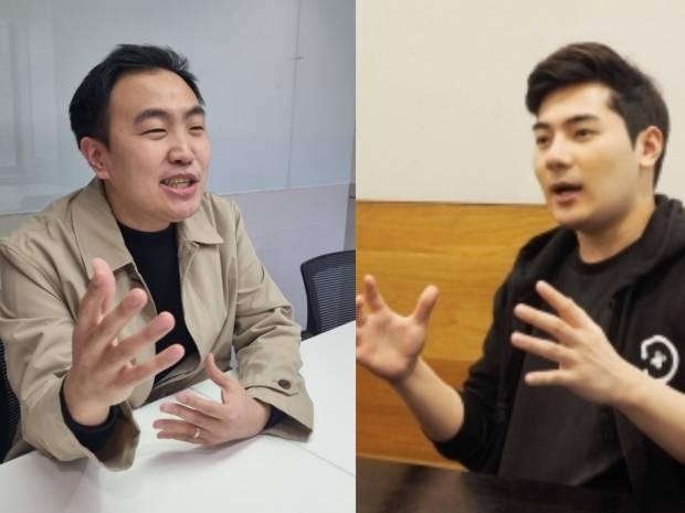 임진석 굿닥 대표(왼쪽), 장지호 닥터나우 대표(오른쪽)