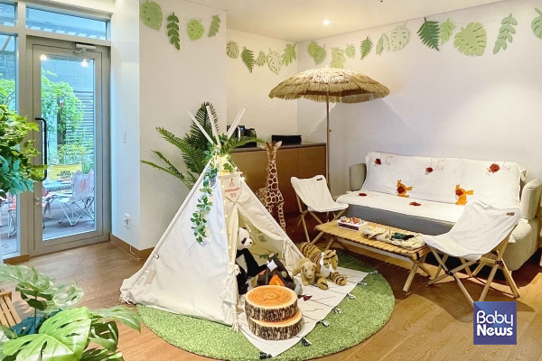 노보텔 앰배서더 동대문 키즈랜드 캠핑룽 모습. ⓒ노보텔 앰배서더 동대문