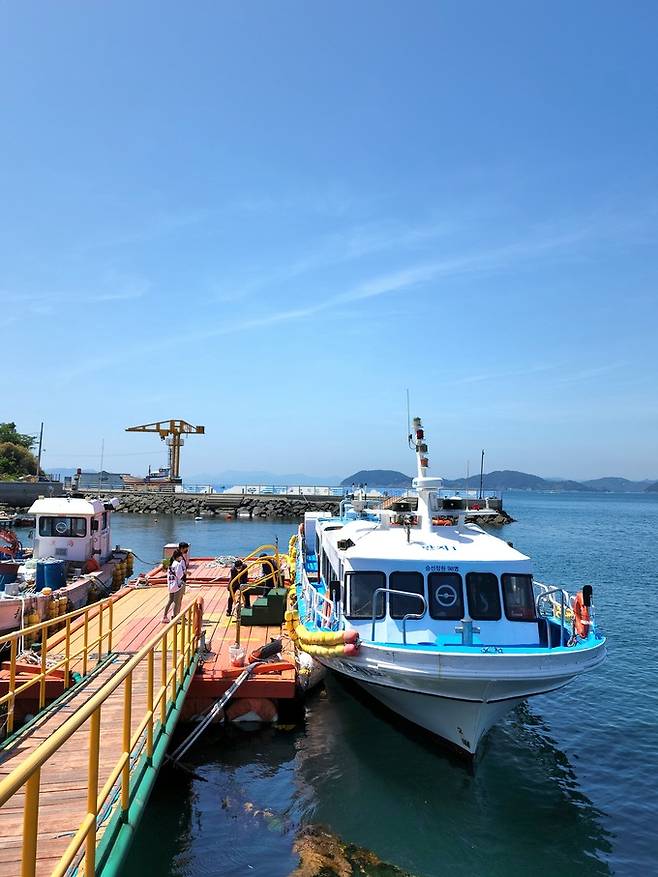 만지도 선착장