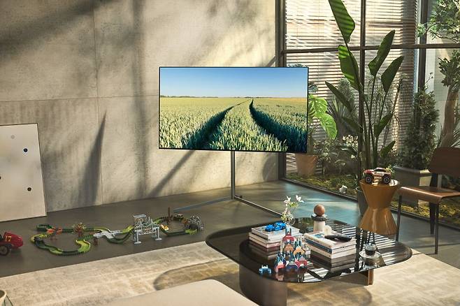 LG전자 OLED TV 제품인 '올레드 에보 라이프스타일'. /LG전자 제공