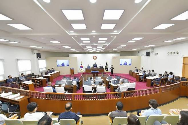 공주시의회 제234회 임시회 모습. 사진=공주시의회.