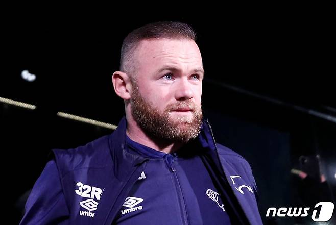 웨인 루니 더비 카운티 감독이 자진 사퇴했다. © AFP=뉴스1