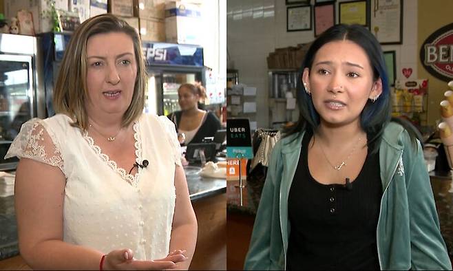 손님 구한 뉴욕 카페 사장과 직원