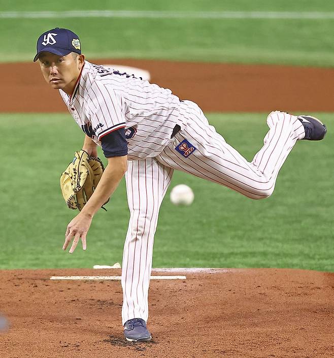 이시카와 마사노리(도쿄 야쿠르트 스왈로스)투수 ⓒKyodo News