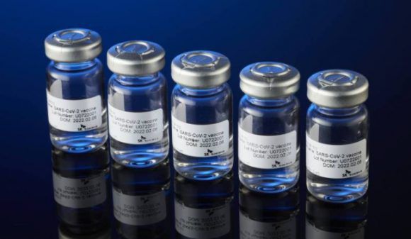SK바이오사이언스가 자체 개발한 코로나 백신 '스카이코비원멀티주(GBP510)'/ SK바이오사이언스