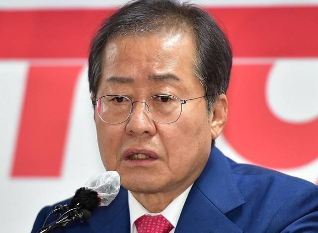 홍준표 대구시장 당선인. 뉴시스