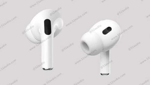 애플의 차세대 무선 이어폰 ‘에어팟 프로2’ 렌더링(예상 이미지)이 공개됐다. /사진=52오디오닷컴