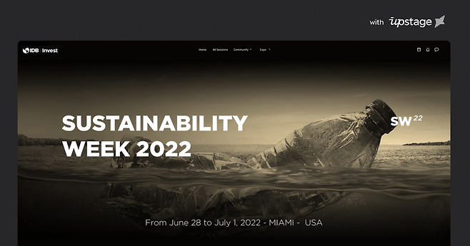 업스테이지 지속가능성 주간 2022 참가 포스터. /업스테이지 제공