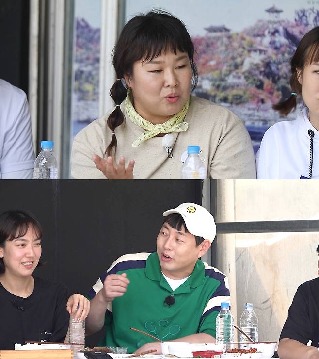 ‘골 때리는 외박’ 김민경이 눈물겨운 고생담을 밝힌다.사진=SBS 제공
