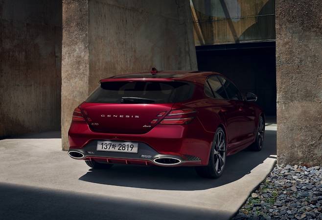 제네시스 G70 슈팅브레이크. /사진제공=현대자동차.