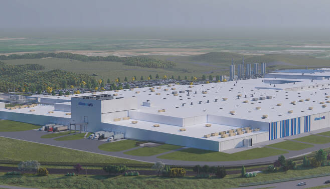 LG에너지솔루션과 미국 제너럴모터스(GM) 합작사인 ‘얼티엄셀즈’가 미국 테네시주에 짓고 있는 합작 2공장. [얼티엄셀즈 제공]