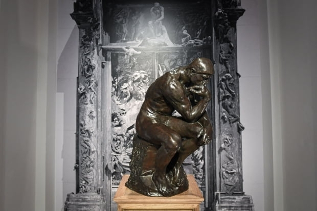프랑스 조각가 오귀스트 로댕(1840~1917)의 대표작 ‘생각하는 사람’. 연합뉴스