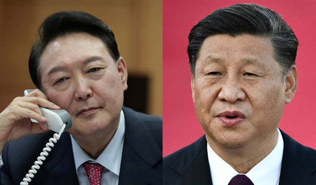 윤석열 대통령(왼쪽), 시진핑 중국 국가주석(오른쪽) /사진제공=뉴스1 자료사진, AFP
