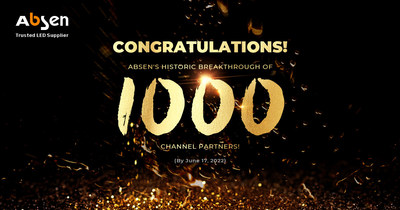 Absen, '채널 파트너 1,000개사'라는 역사적인 돌파구 달성