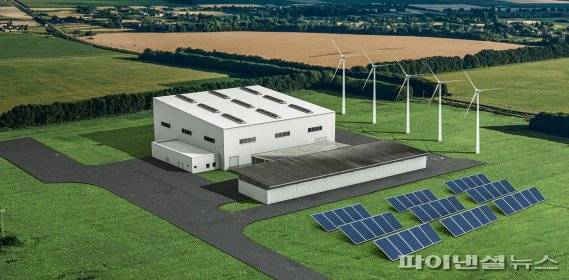 바스프의 독일 슈바르츠하이데 배터리 재활용 블랙 매스 공장. 바스프 제공