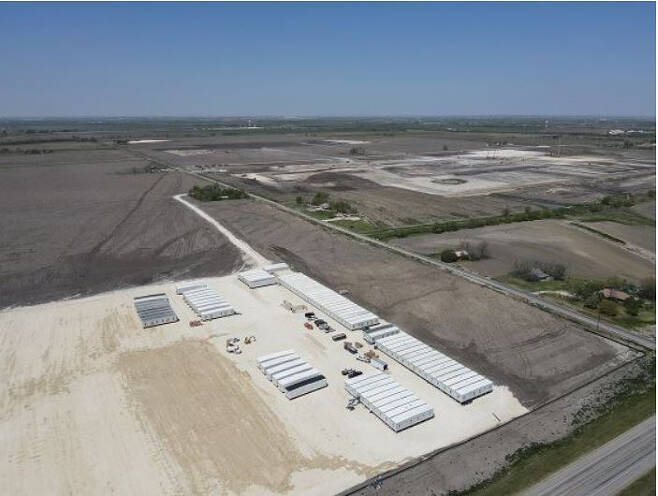 미국 텍사스주 테일러시에 위치한 삼성전자 테일러 공장 착공전 부지 모습[테일러시 웹사이트 캡처]