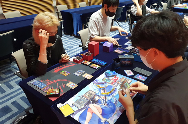 1라운드부터 빅매치, 2021 KCS 우승자 오현민 선수(좌)와 2019 대구 우승자 한성규 선수(우)가 맞붙는다.