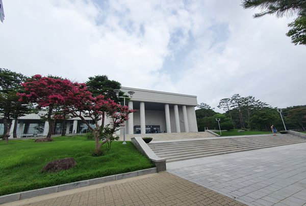 대회가 진행되는 서울 '백범김구기념관'의 모습