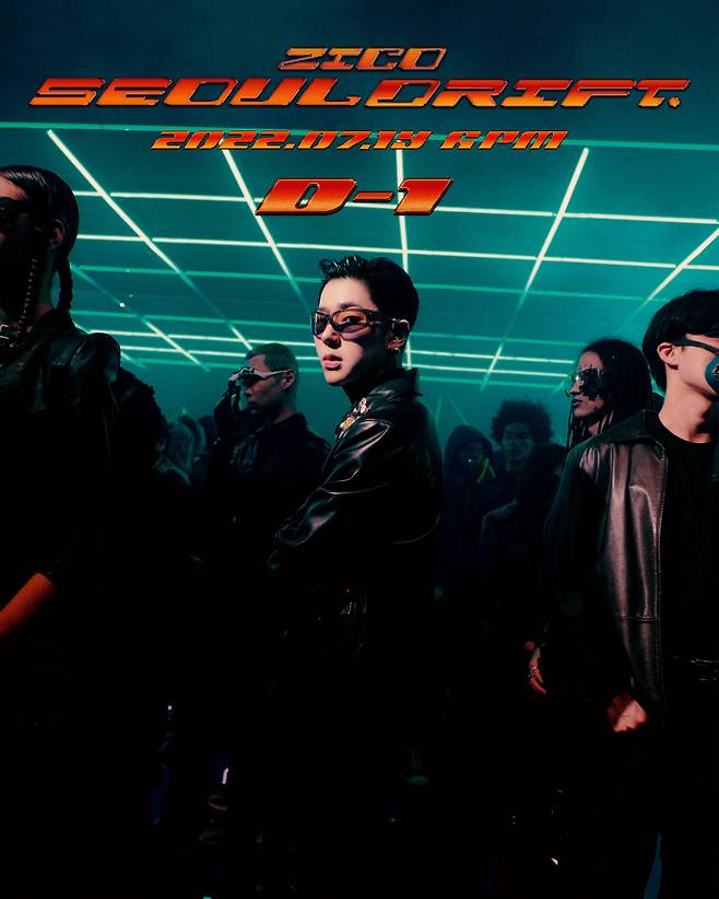 KOZ Entertainment, a subsidiary company, posted a pre-release song SEOUL DRIFT Teaser image of the mini 4th album Grown Ass Kid through the official SNS at 0:00 on the 18th.In the open photo, Zico is wearing sunglasses in black fashion reminiscent of the movie Matrix and is showing off its stylish aspect.Especially, it emits intense eyes beyond sunglasses, doubling the chic charm, and it is overwhelming the gaze by revealing the unique aura even in many crowds.In addition, the word D-1 is emphasized at the top of the teaser image along with the release date of SEOUL DRIFT, making it possible to realize that Zicos comeback is approaching.Zicos new mini-album premiere song SEOUL DRIFT is a song that we have handed to us for the past two years that had to endure unrealistic reality.Beyond the hard times, the achromatic city Seoul hopes to become a fuse that will regain its colorful appearance with the energy of SEOUL DRIFT.Especially, the mini 4th album Grown Ass Kid is an album that implies why the artist Zico, which is still sensitive to trends and shines more when he plays his favorite music, can go beyond the long gap with his unchanging music taste, passion and energy and accelerate his activities as the artist again.Meanwhile, Soundtrack Top Tier Zico will release its pre-release song SEOUL DRIFT of the mini 4th album Grown Ass Kid at 6 pm on the 19th, and this album will be released for the first time on the 27th.
