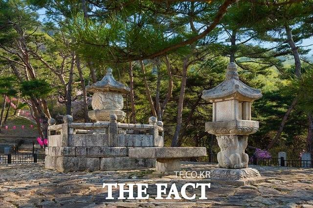 양주 회암사지 무학대사탑. /양주시 제공