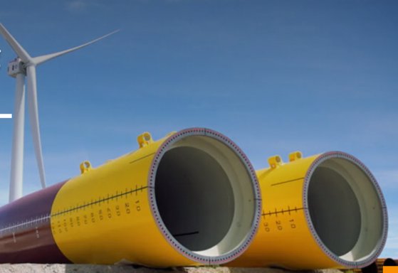 GS글로벌의 자회사 GS엔텍이 풍력발전 해상하부구조물 사업에 진출했다고 31일 밝혔다. [사진 GS엔텍]