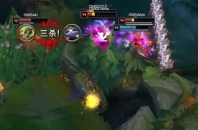 사진=LPL(영문) 공식 웨이보, 2022 LPL 서머 BLG-OMG 1SET