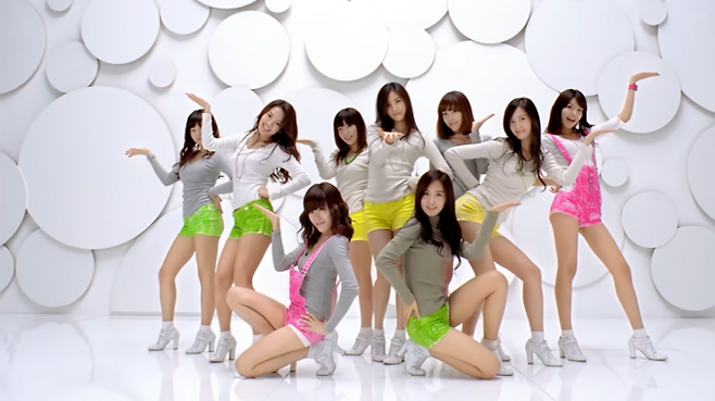 소녀시대 ‘지’(Gee) 뮤직비디오 캡처