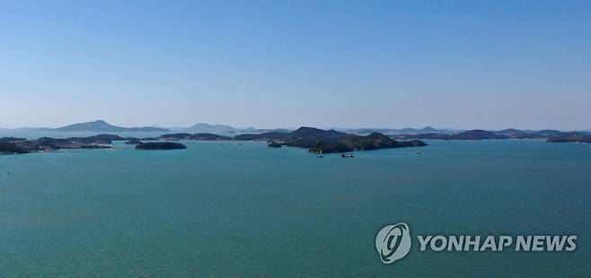 목포 앞바다의 섬 풍경(출저: 연합뉴스)