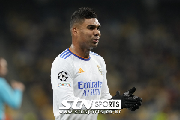 레알 마드리드 수비형 미드필더 카를루스 카세미루. 사진|뉴시스/AP