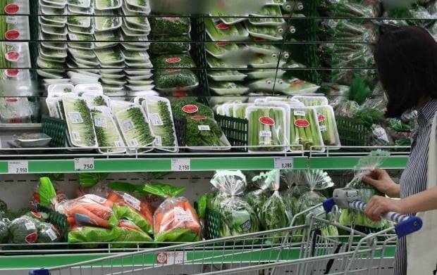 서울의 한 대형마트 채소 판매대의 모습. /연합뉴스