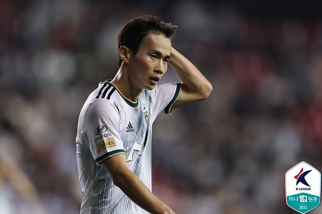 ▲ 전북 현대 김문환은 A대표팀에서 이용과의 재회를 기대했다. ⓒ한국프로축구연맹
