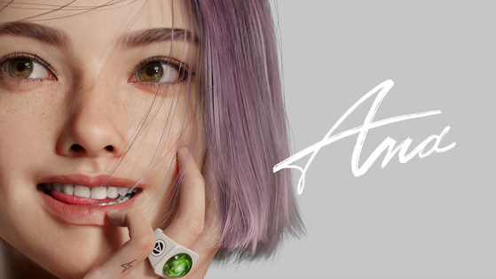 Ana, the virtual human avatar developed by Krafton [KRAFTON]