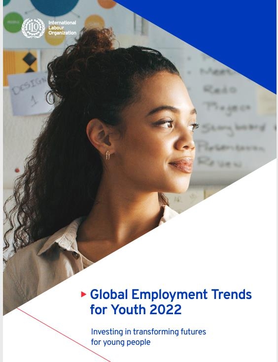 국제노동기구(ILO)의 2022년 세계 청년 고용 동향 보고서 [ILO 홈페이지 캡처. 재판매 및 DB 금지]