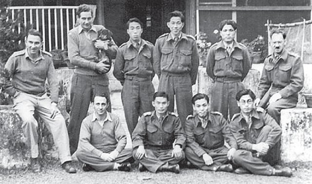 제2차 세계대전 당시 인도-미얀마 전선에서 연합군인 영국군과 함께 대일 항전을 벌인 한국광복군 인면전구공작대원들. 국가보훈처 제공