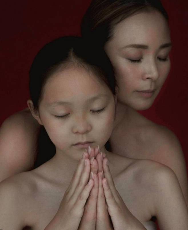 야노 시호, 추사랑 모녀 화보. 사진ㅣ야노시호 SNS