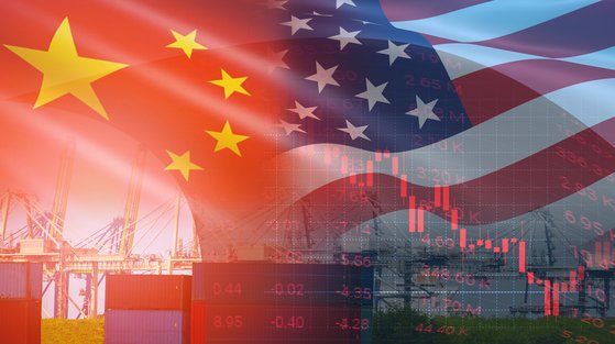 미국과 중국. 사진 셔터스톡