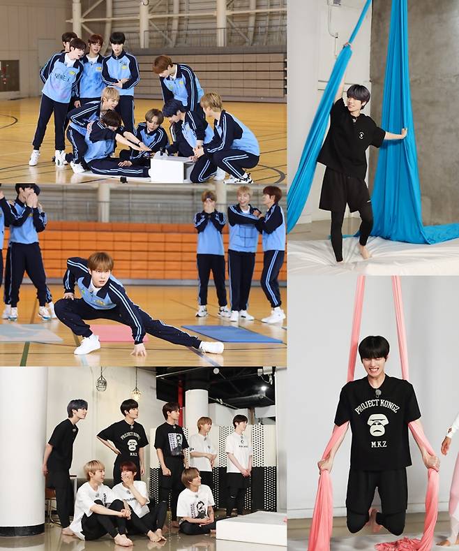 The behind-the-scenes scene of the passionate Wynot Nine Eye of the 10-member boy group Nine Eye was unveiled.First One Entertainment, a subsidiary company, released a behind-the-scenes cut of its own web entertainment Wynot Nine Eye - The Strong Kids by Nine Eye (Jewon, Eden, Winnie, Minjoon, Ban, Berry, Seowon, Taehoon, Ju-hyung, JiHo) on the 2nd.The public steel cut contains a basic physical test and an aerial silk scene that feel plenty of pleasant energy.The members gathered in the gym for a flexibility test, and the smile behind the leader who is stretching with a spooky eye, felt a cheerful mood and a real sense of presence in the appearance of the members who were bread.In another cut, Nine Eye, who is practicing ahead of the Air Real Silk Mission, was drawn.Nine Eye was a natural black and white outfit that gave off another vibe from the gym look.Despite the first top model of the aerial silk, JiHo and dance major Min Joon showed a wonderful flexibility and amazing acquisition.In the first and fourth episodes of Wynot Nine Eye, which has been released so far, Nine Eyes basic physical fitness test confrontation and aerial silk mission were held.Nine Eye, who boasts a unique dance from the stretching time in the first episode of the basic physical fitness test, is motivated by motivation, inversely proportional motor nerves and passion, causing a laugh and giving another charm of reversal from the stage.Nine Eye, which is one of the exercises, is building a global fandom by sniping fan Sim with its lovely Huh Dang-mi and a lively sense of entertainment, and is expected to show a rich episode full of honey jam with the unstoppable Top Model.Wynot Nine Eye - The Strong Children is Nine Eyes own web entertainment content, which has been enjoying the unique pleasure of domestic and foreign fans with Nine Eyes friendly charm, burning victorious desire, and grand comic chemistry that have never been seen through the top model of the struggle movement of Nine Eye, the weakest athlete.Nine Eye, who made her official debut in the music industry with her first mini album NEW WORLD on March 30, joined the 4th generation emerging idol line, which is expected to be the music of a different world view, high quality multi-in-one performance and Nine Eye pop genre.Meanwhile, Wynot Nine Eye - The Strong Children will be open every Thursday at 9 pm on the official YouTube channel of Nine Eye.Photo: First One Entertainment