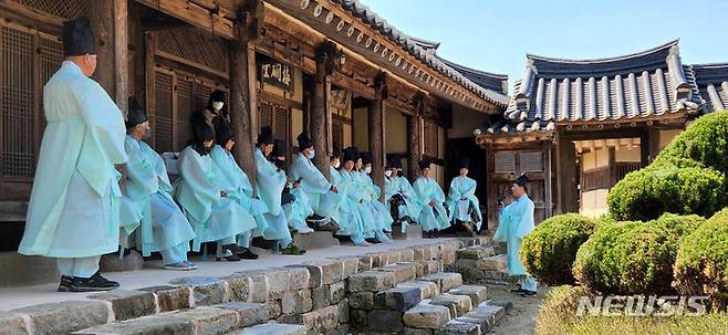 영광 매간당고택 1박2일 체험 프로그램 참여자들