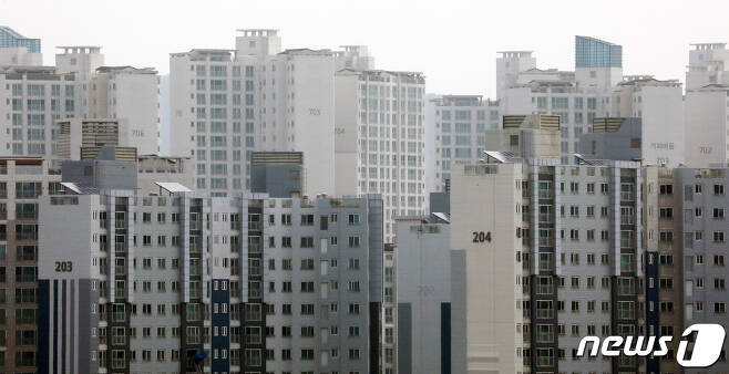 세종시 생활권에 들어서 있는 아파트 단지. 뉴스1 ⓒ News1 장수영 기자