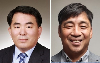 배정섭 한국양파연합회 신임 회장(왼쪽)과 이홍주 신임 양파의무자조금관리위원장.