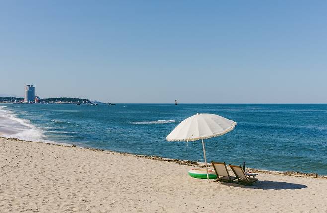 낭만적인 분위기의 순개울해변