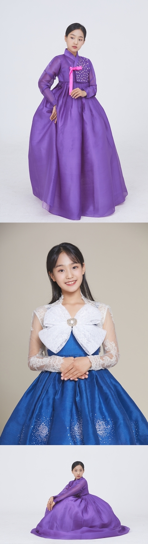 가수 김태연이 단아한 한복 맵시를 자랑했다. 사진=톱스타엔터테인먼트